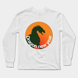 Dragon dedicated to Chinese New Year Long Sleeve T-Shirt